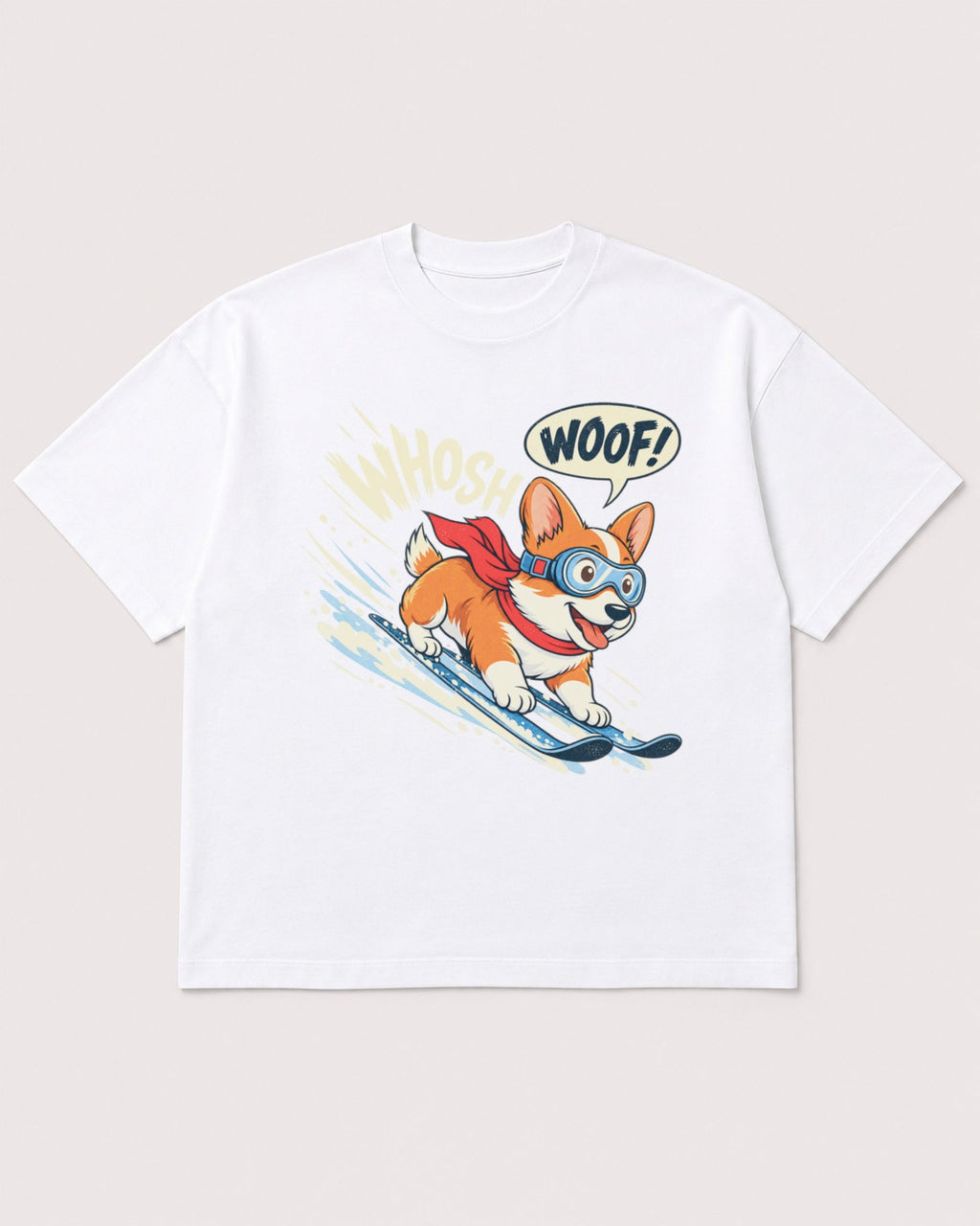 Mockup Boxy Heavyweight Tee White product