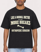 Mockup Boxy Heavyweight Tee Black male close-up 05