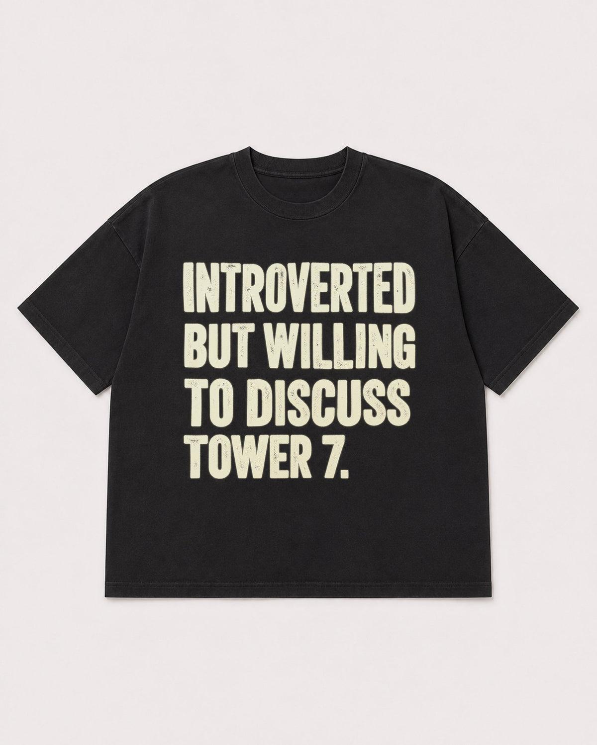 Mockup Boxy Heavyweight Tee Black product