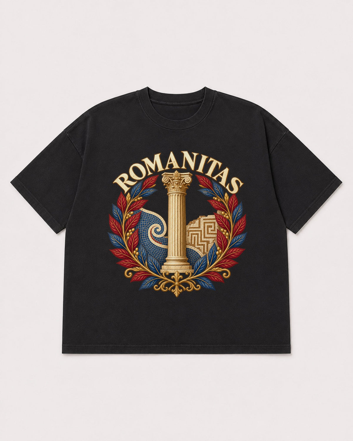 Mockup Boxy Heavyweight Tee Black product