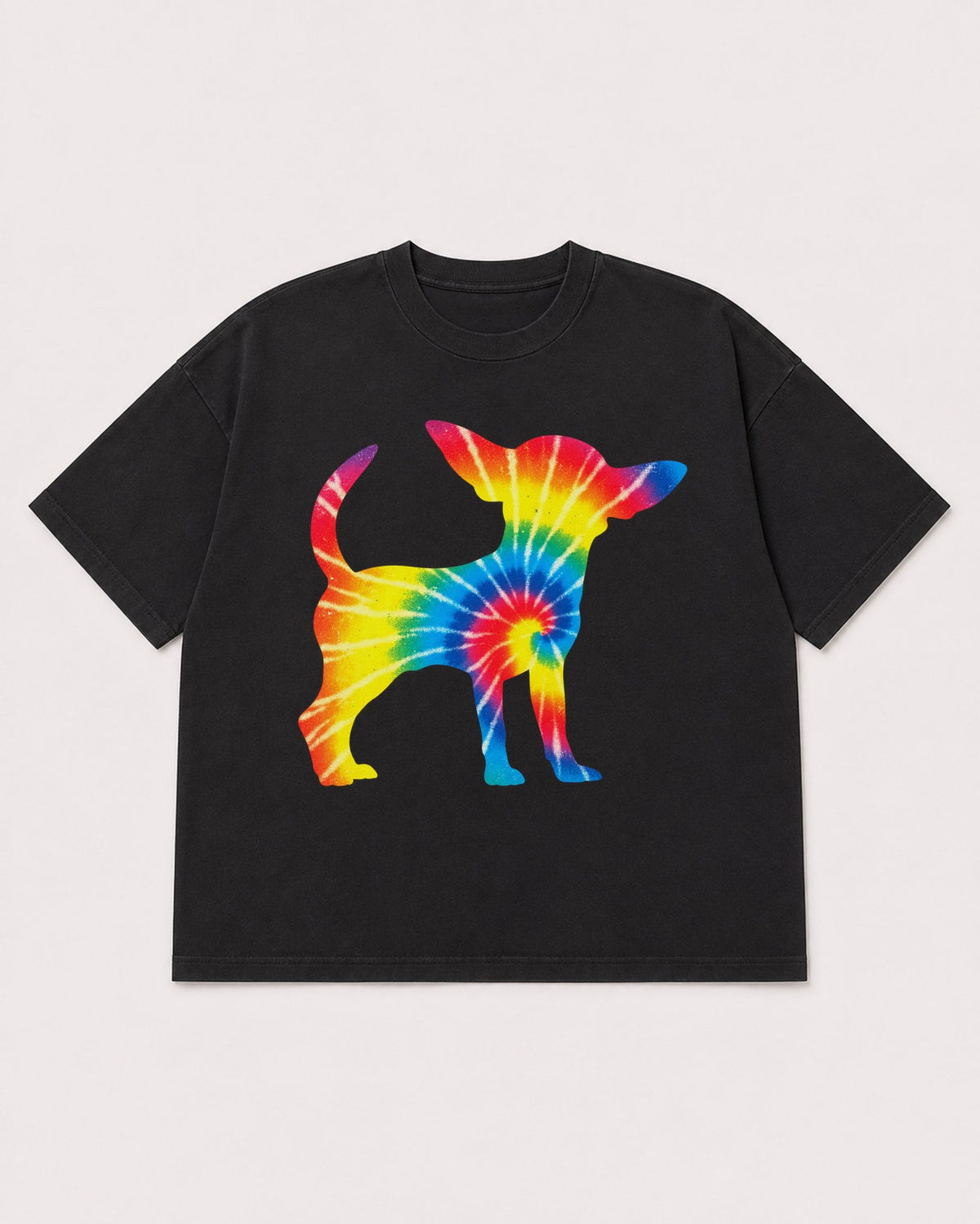 Mockup Boxy Heavyweight Tee Black product