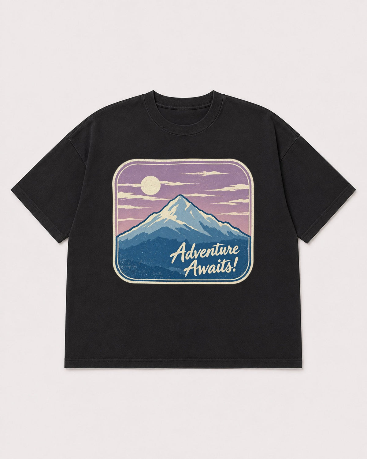 Mockup Boxy Heavyweight Tee Black product