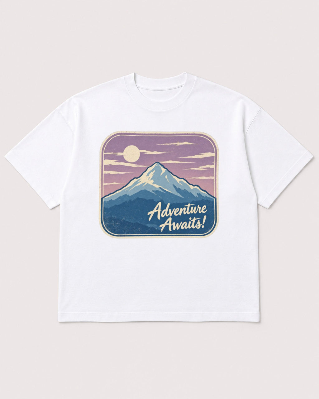 Mockup Boxy Heavyweight Tee White product