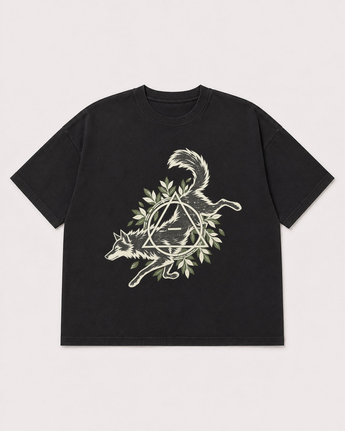 Mockup Boxy Heavyweight Tee Black product