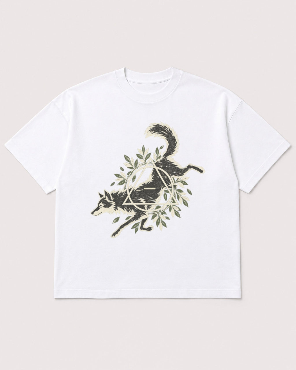 Mockup Boxy Heavyweight Tee White product