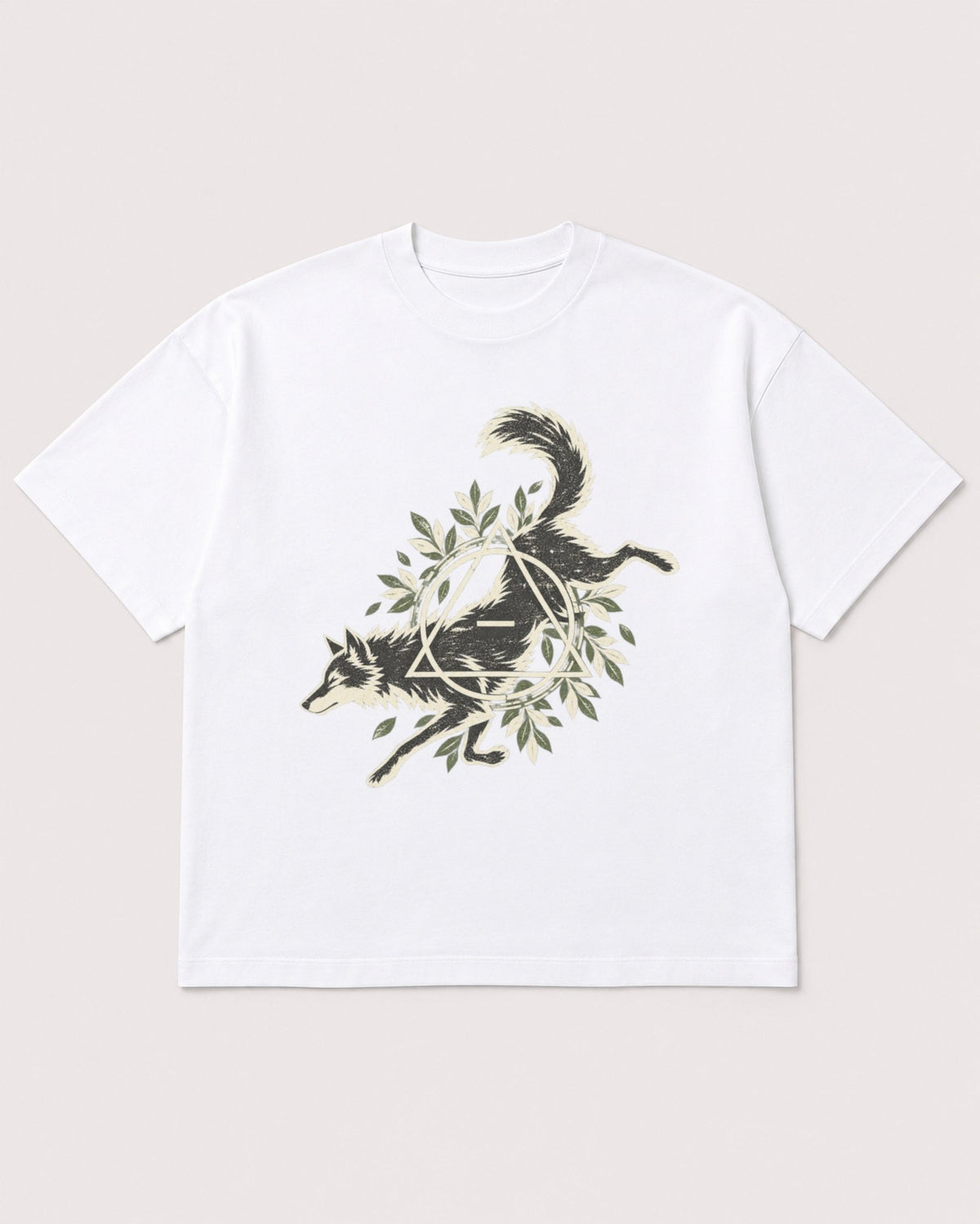 Mockup Boxy Heavyweight Tee White product