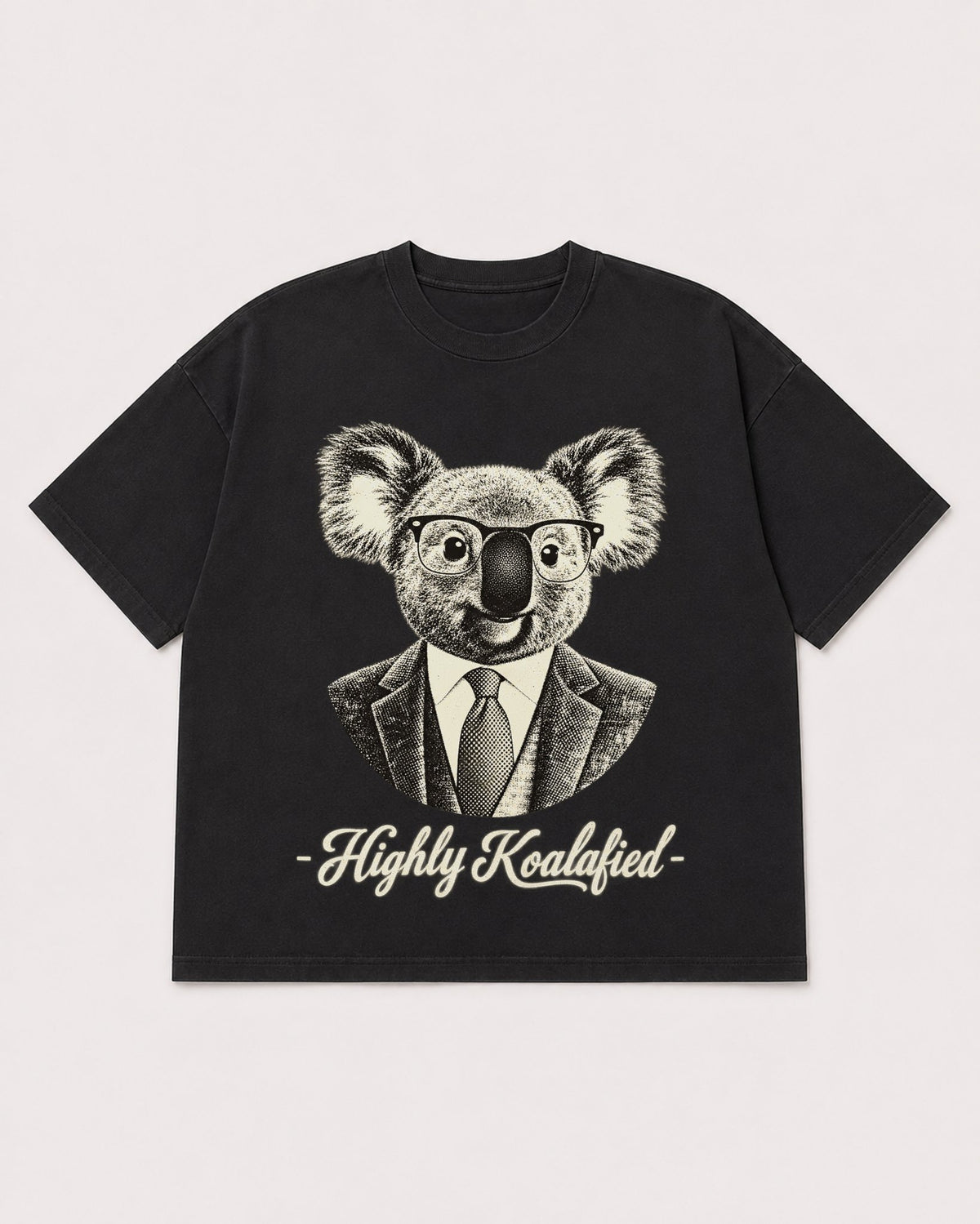 Mockup Boxy Heavyweight Tee Black product
