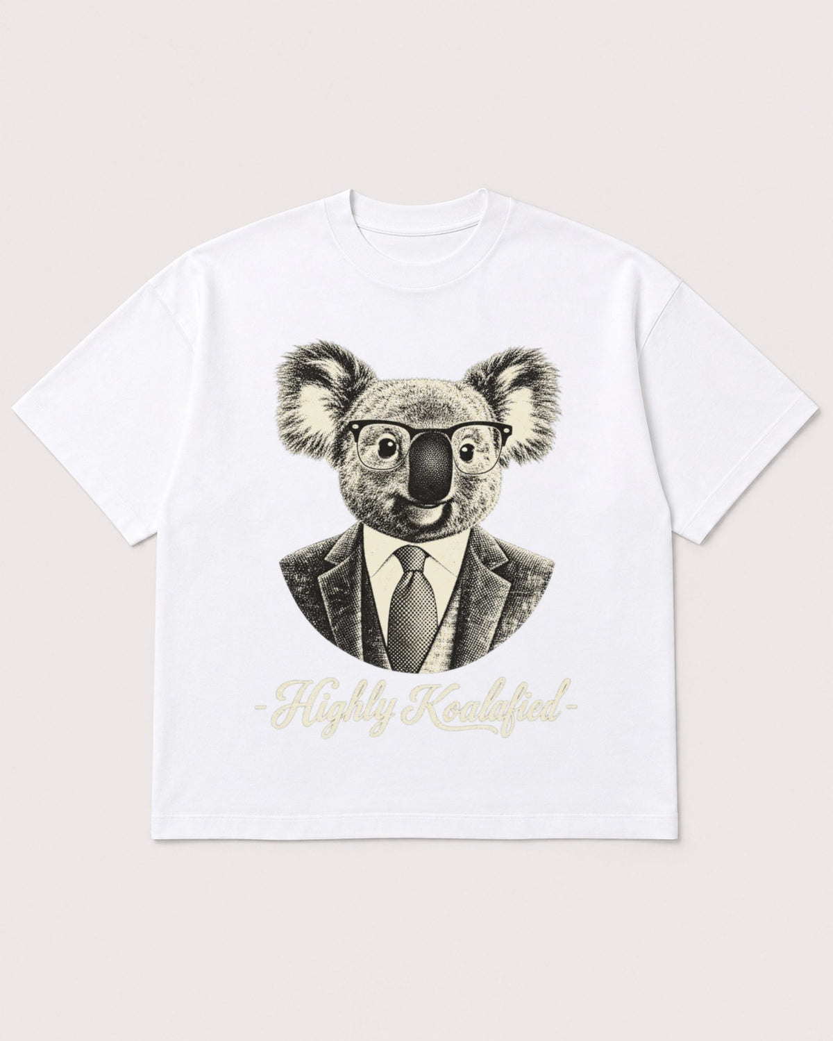 Mockup Boxy Heavyweight Tee White product