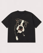Mockup Boxy Heavyweight Tee Black product