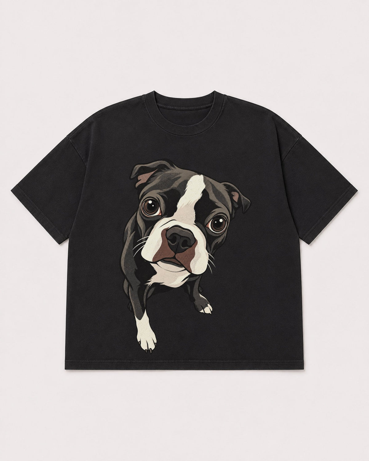 Mockup Boxy Heavyweight Tee Black product