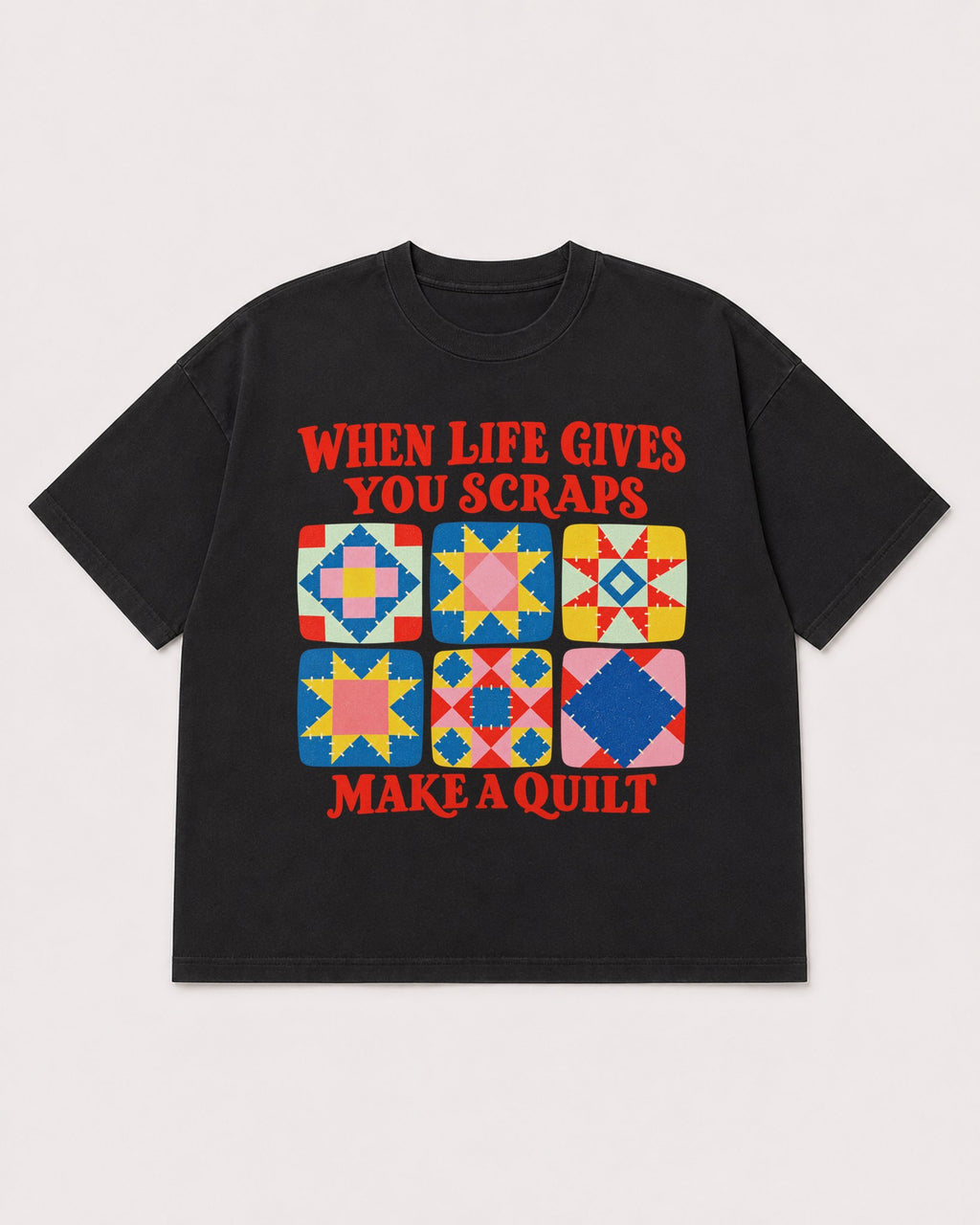 Mockup Boxy Heavyweight Tee Black product