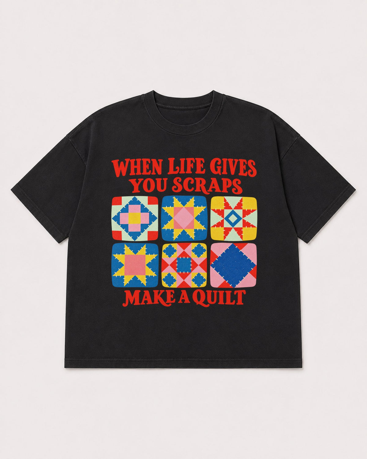 Mockup Boxy Heavyweight Tee Black product