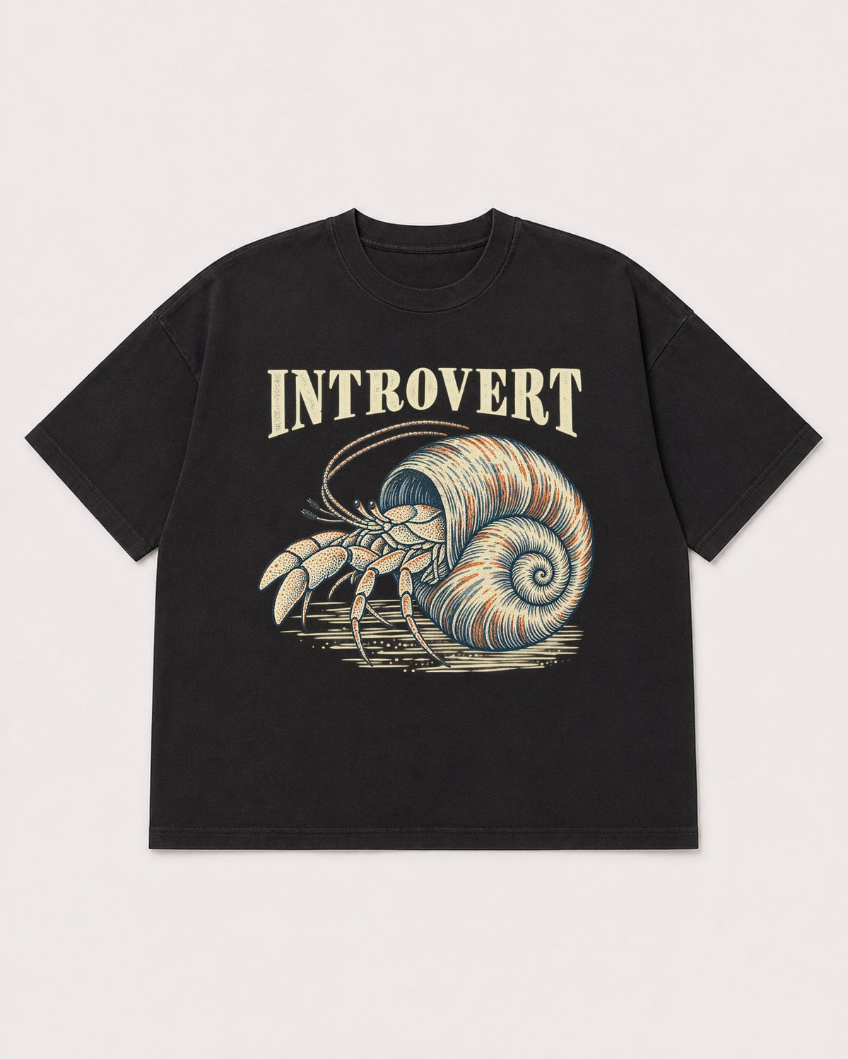 Mockup Boxy Heavyweight Tee Black product