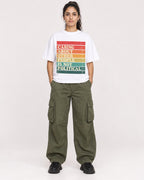 Mockup Boxy Heavyweight Tee White female full-body 47