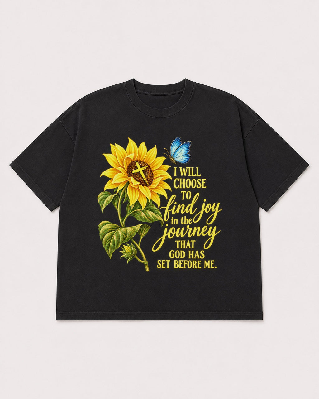 Mockup Boxy Heavyweight Tee Black product