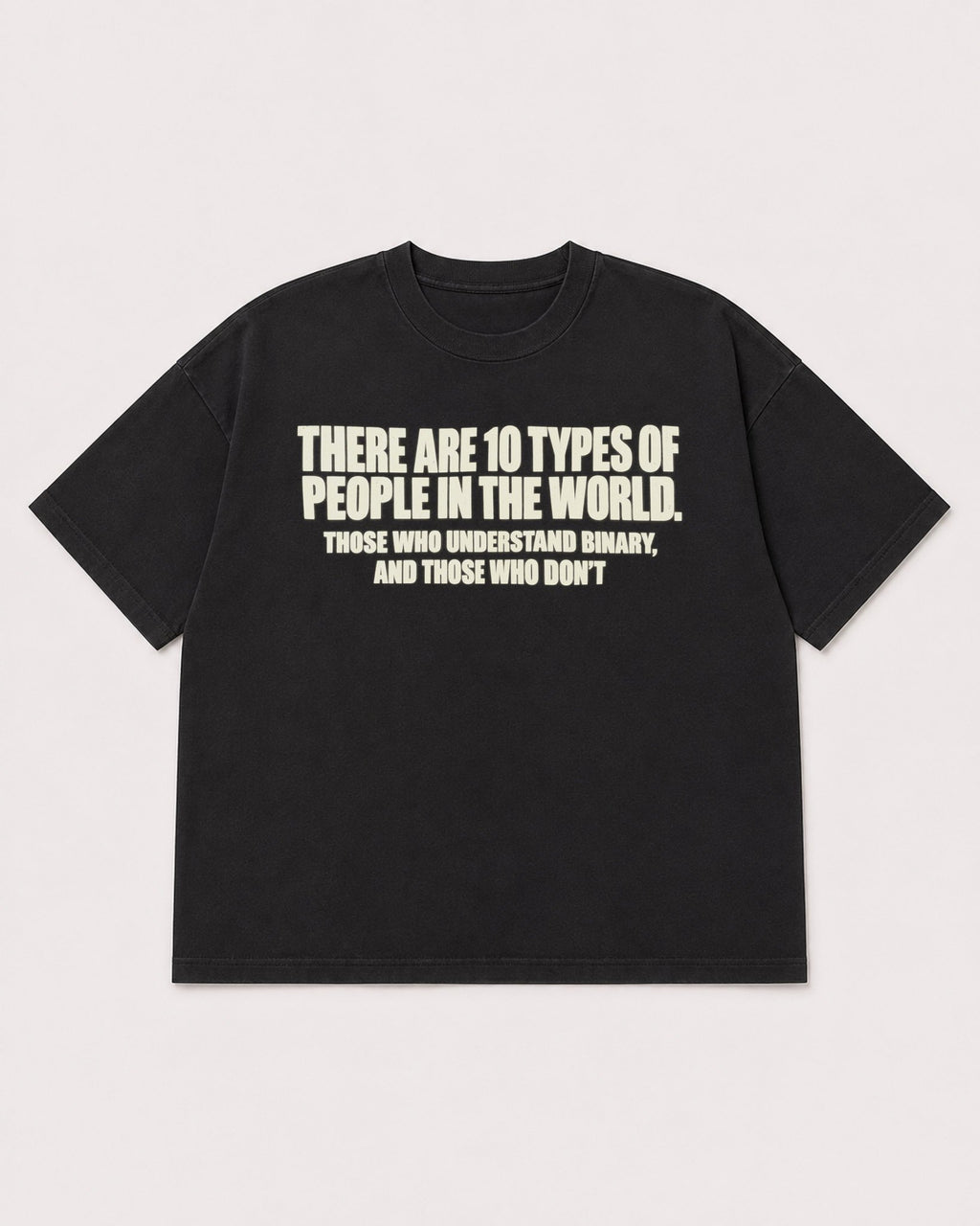 Mockup Boxy Heavyweight Tee Black product