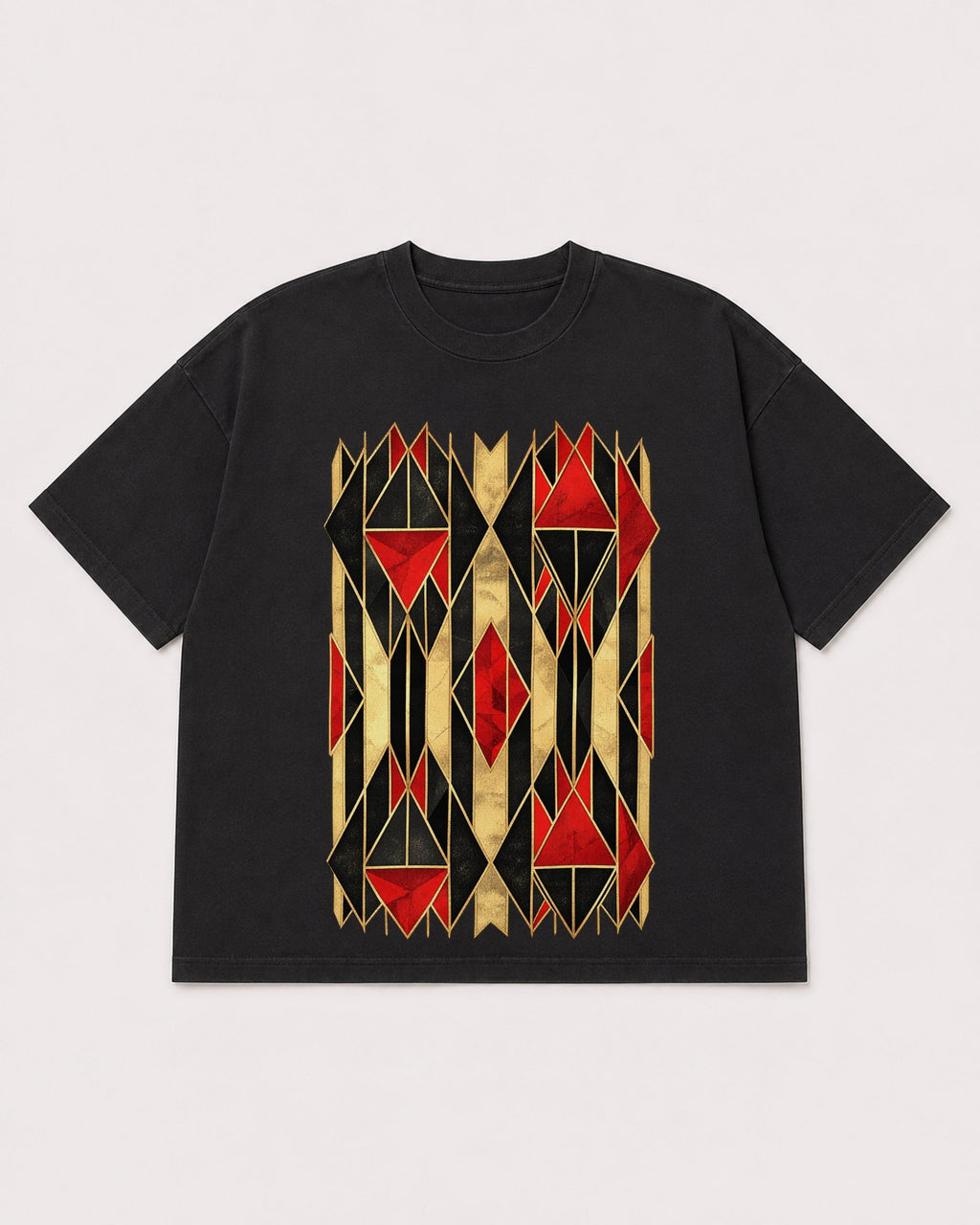 Mockup Boxy Heavyweight Tee Black product