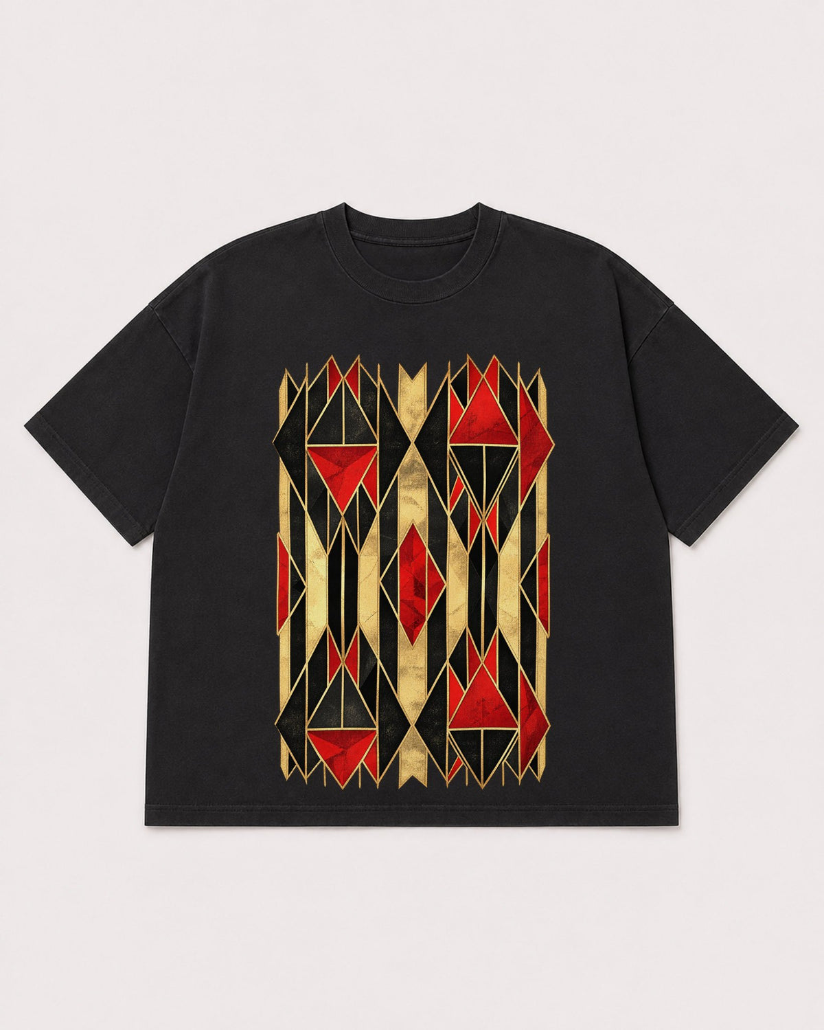 Mockup Boxy Heavyweight Tee Black product