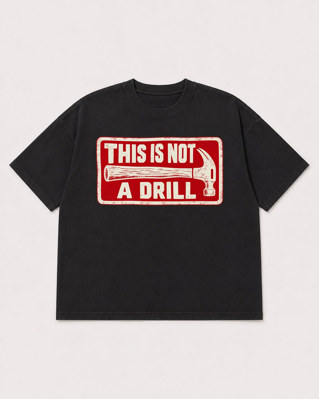Mockup Boxy Heavyweight Tee Black product