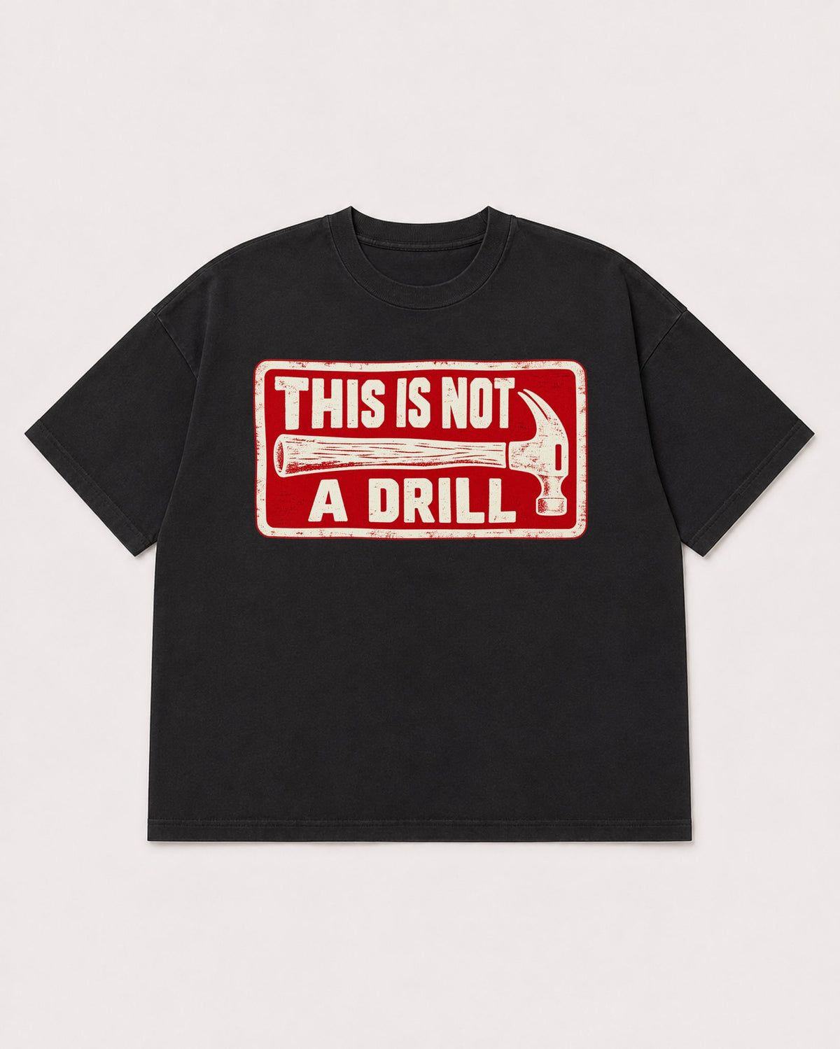 Mockup Boxy Heavyweight Tee Black product