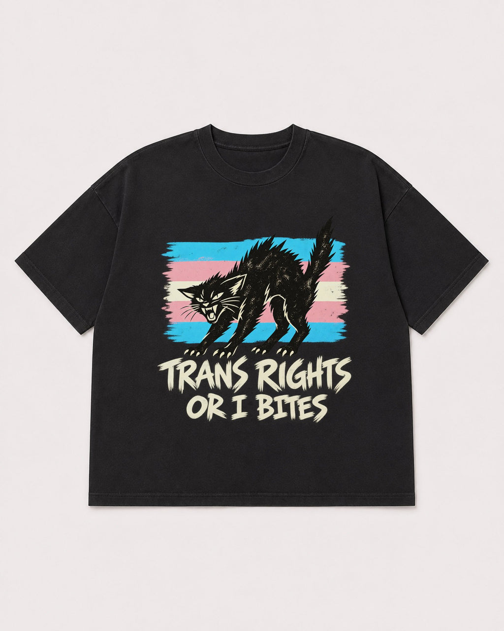 Mockup Boxy Heavyweight Tee Black product