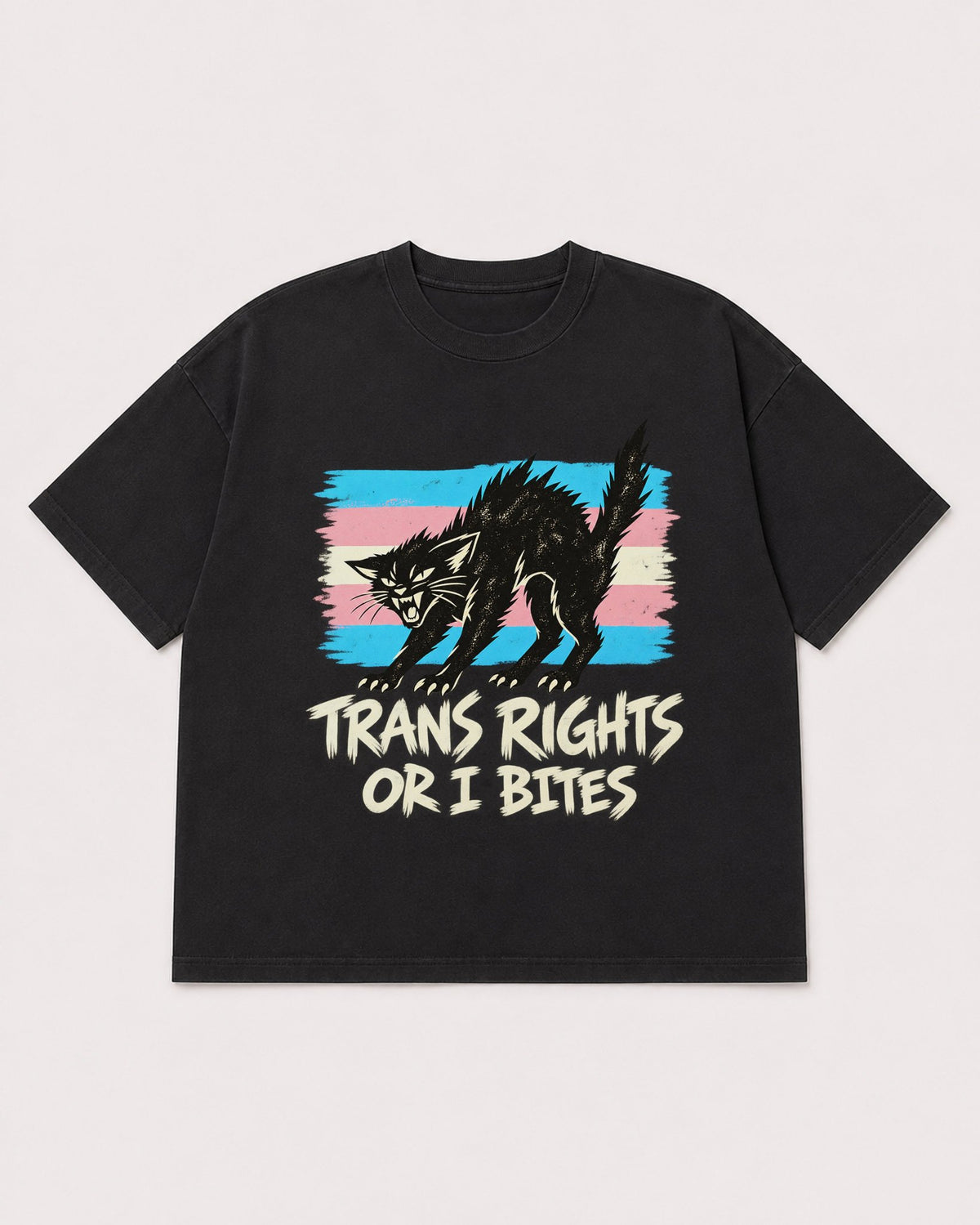Mockup Boxy Heavyweight Tee Black product