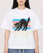 Mockup Boxy Heavyweight Tee White female close-up 01