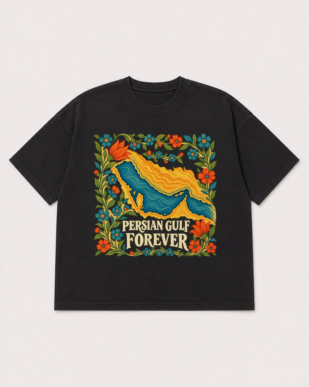 Mockup Boxy Heavyweight Tee Black product