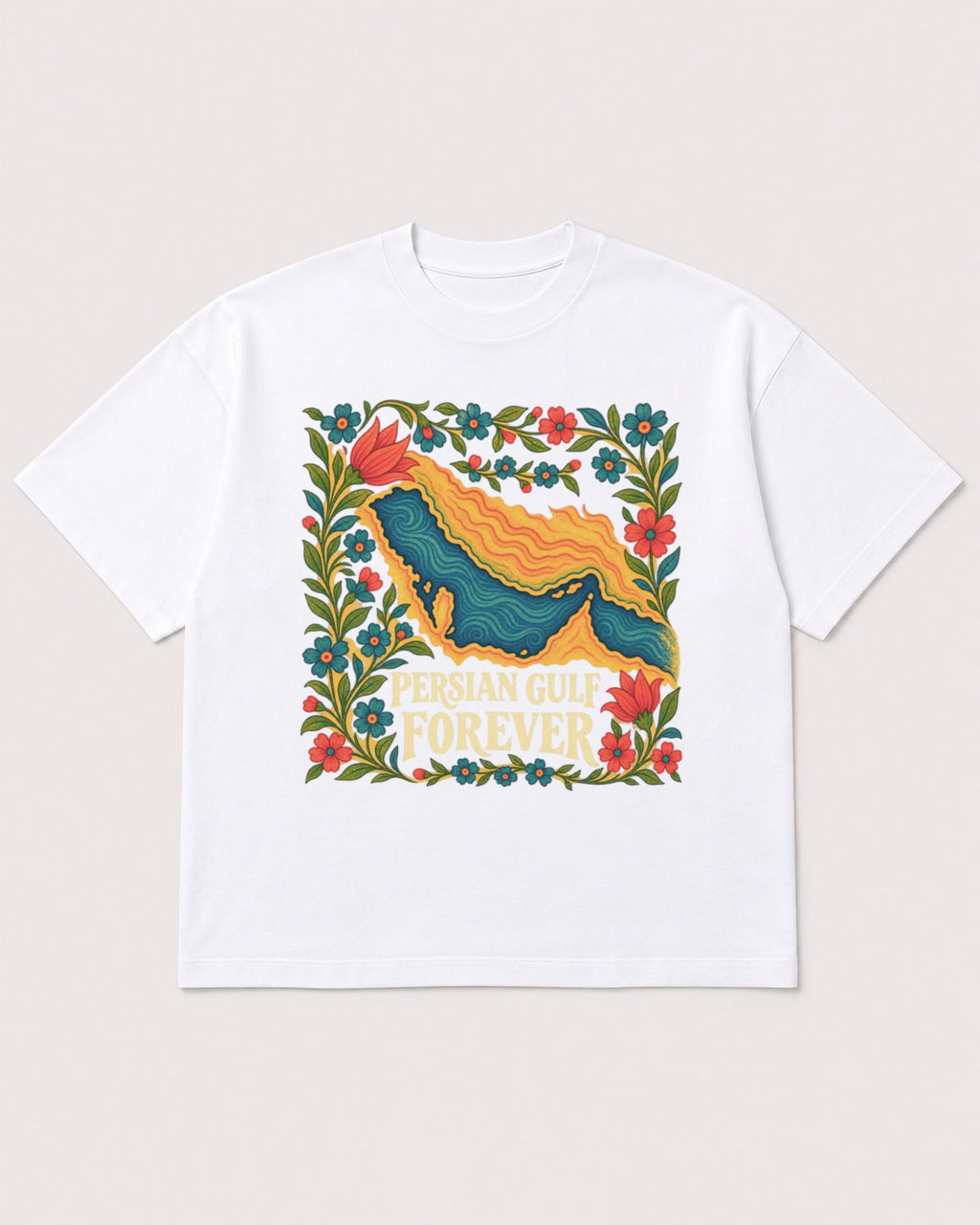 Mockup Boxy Heavyweight Tee White product