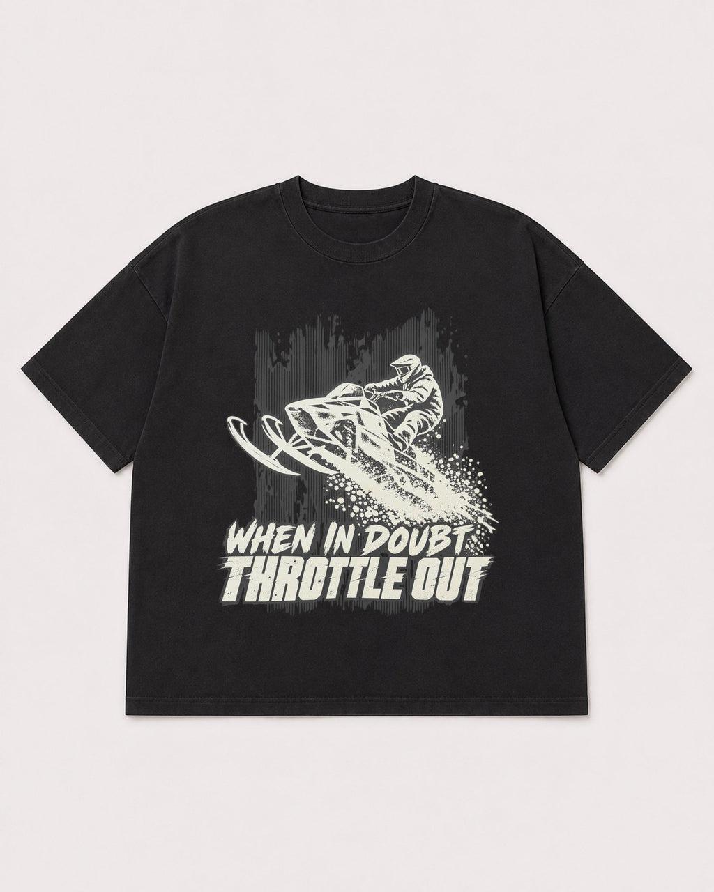 Mockup Boxy Heavyweight Tee Black product
