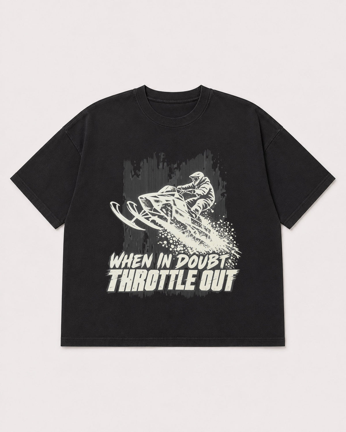 Mockup Boxy Heavyweight Tee Black product
