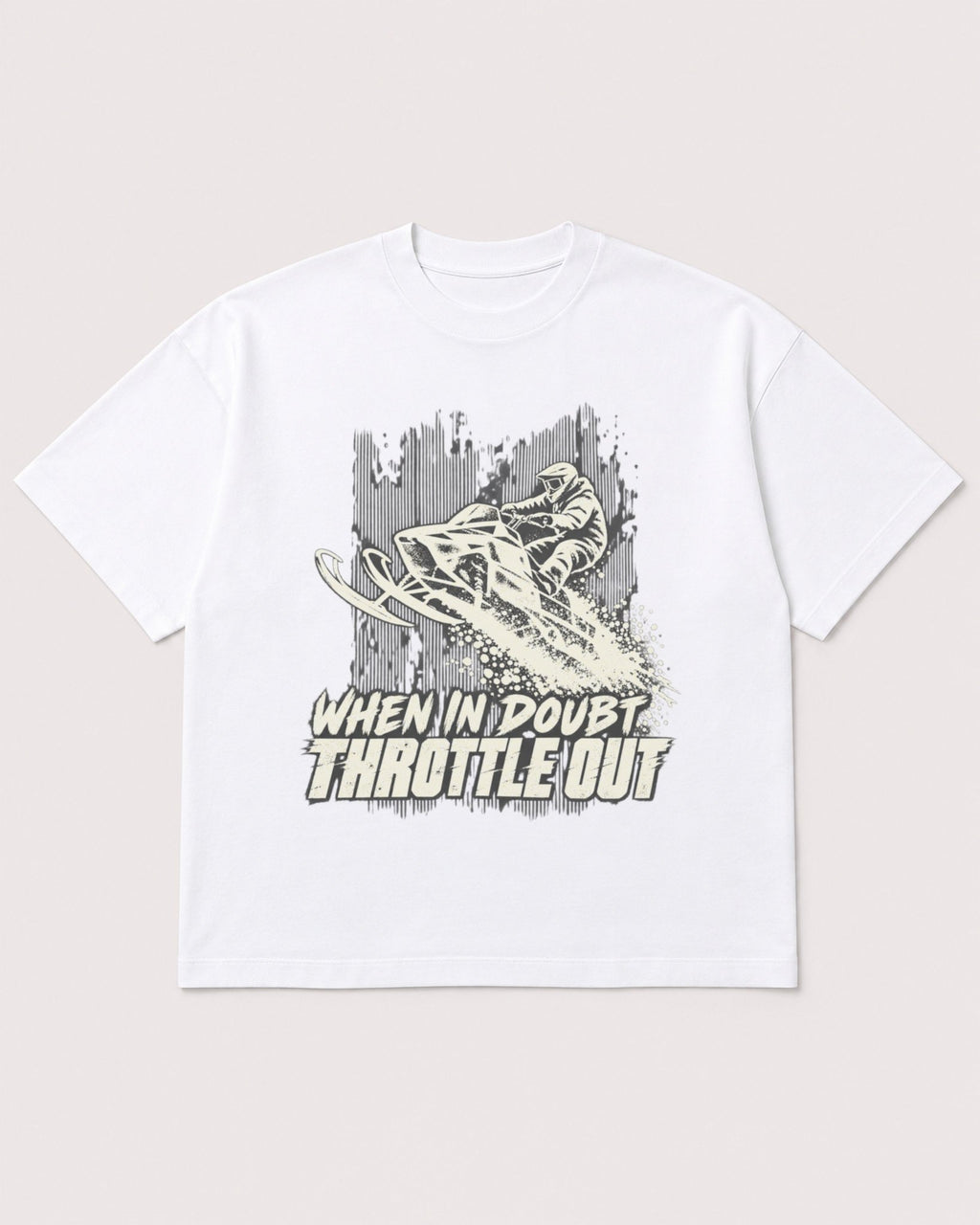 Mockup Boxy Heavyweight Tee White product
