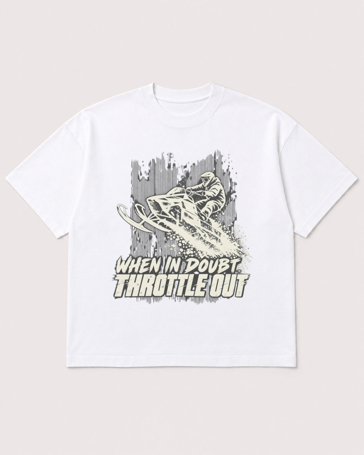 Mockup Boxy Heavyweight Tee White product