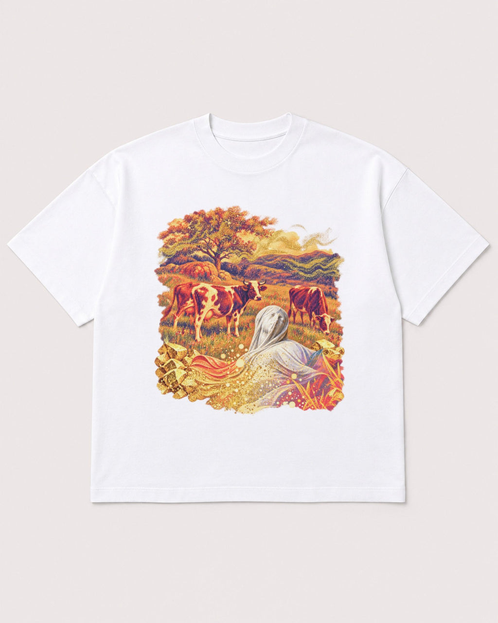 Mockup Boxy Heavyweight Tee White product
