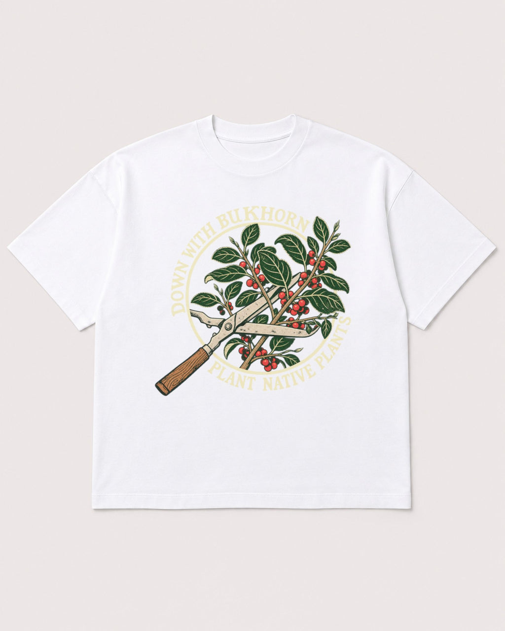 Mockup Boxy Heavyweight Tee White product
