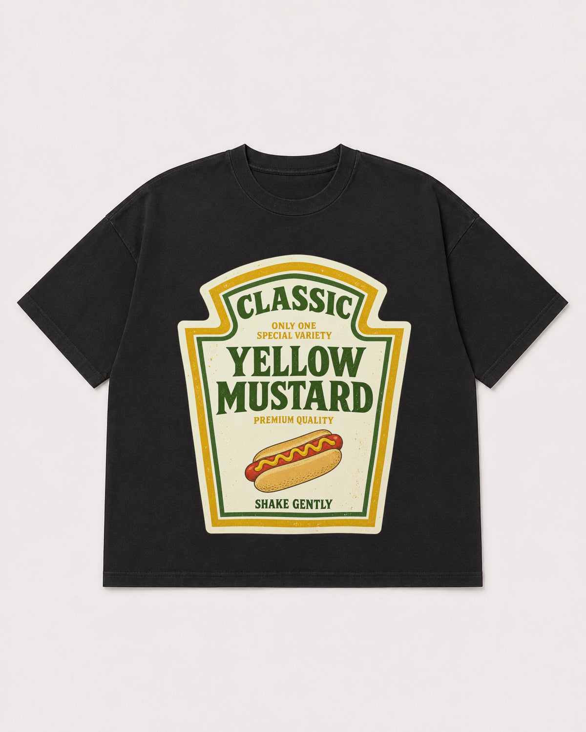 Mockup Boxy Heavyweight Tee Black product