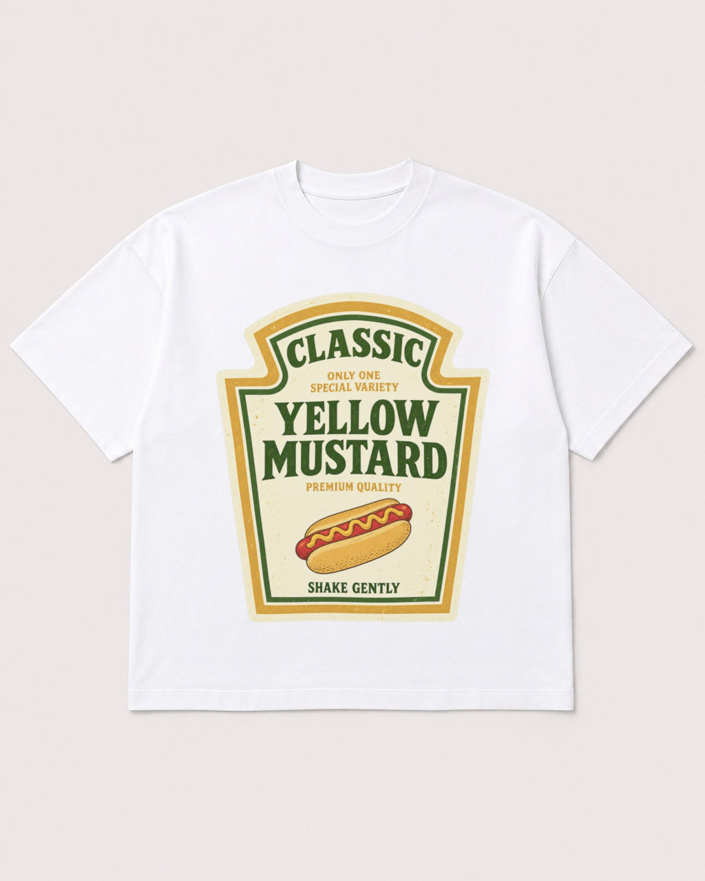 Mockup Boxy Heavyweight Tee White product