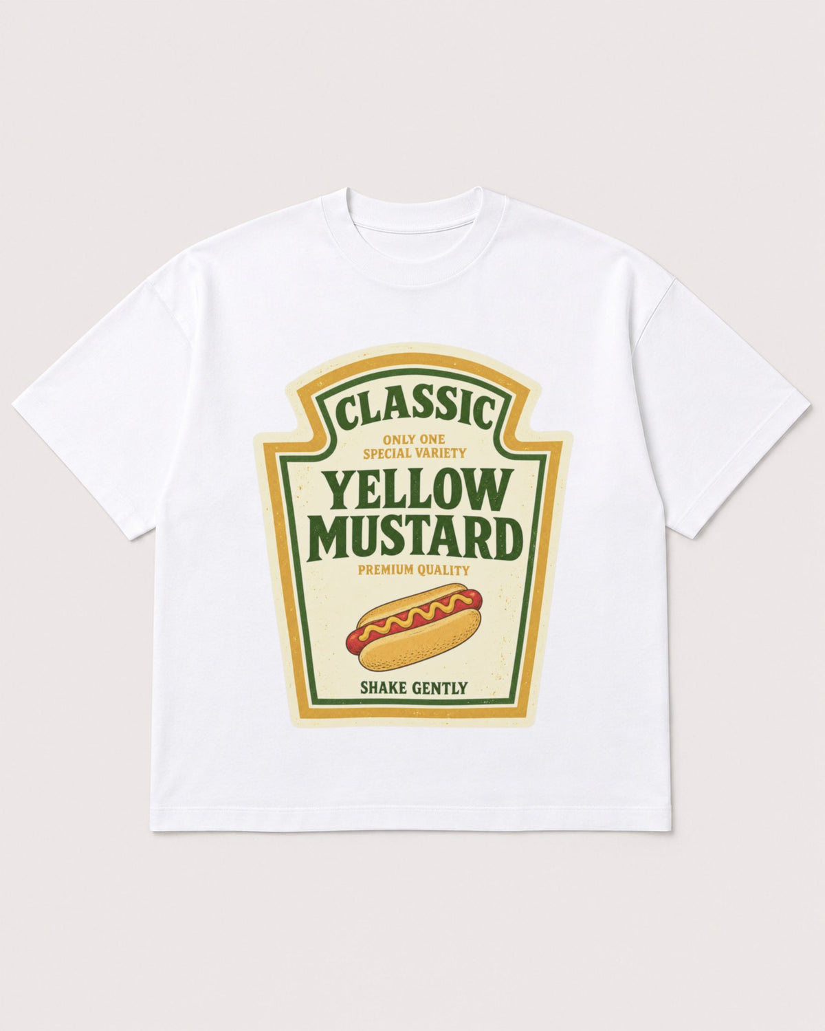 Mockup Boxy Heavyweight Tee White product