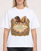 Mockup Boxy Heavyweight Tee White female close-up 08