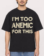 Mockup Boxy Heavyweight Tee Black male close-up 02