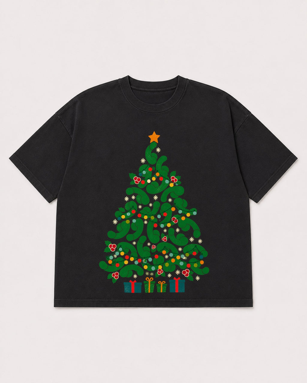 Mockup Boxy Heavyweight Tee Black product