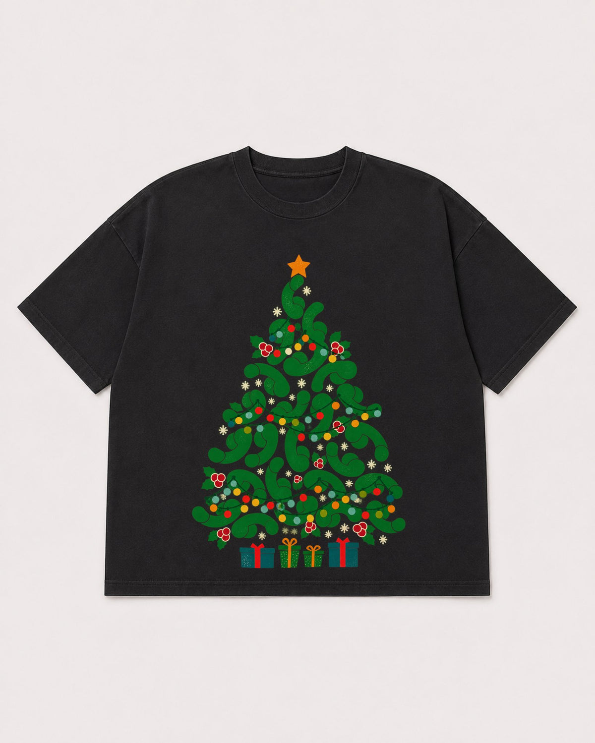 Mockup Boxy Heavyweight Tee Black product