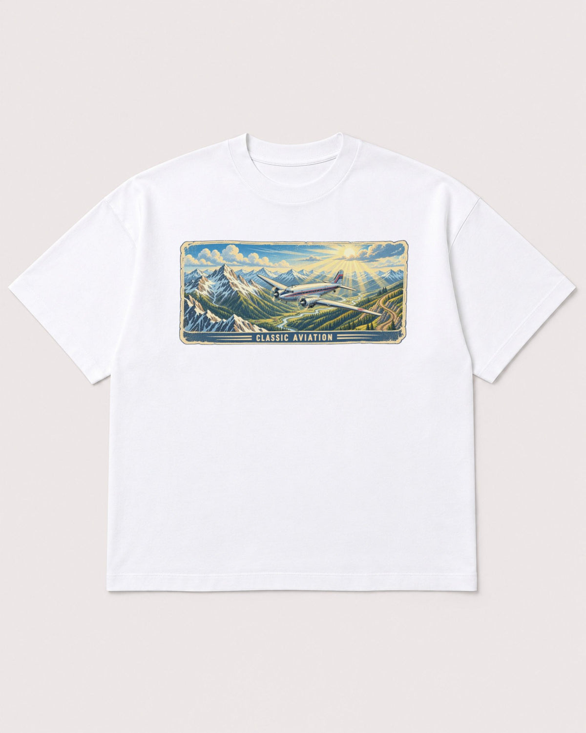 Mockup Boxy Heavyweight Tee White product
