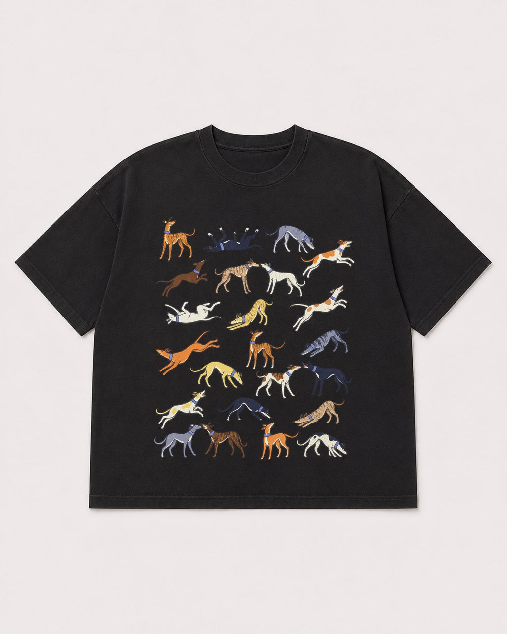 Mockup Boxy Heavyweight Tee Black product
