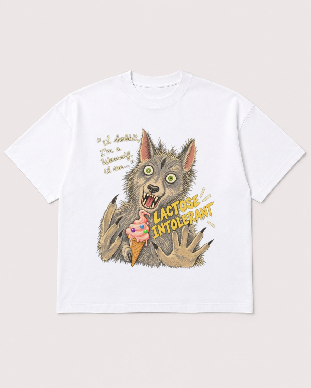 Mockup Boxy Heavyweight Tee White product