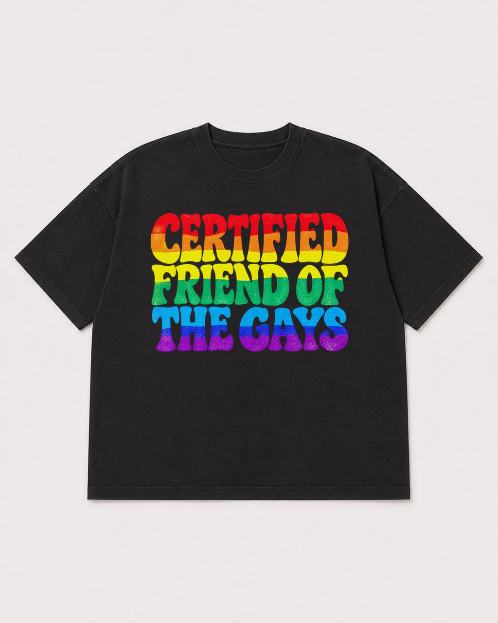 Mockup Boxy Heavyweight Tee Black product