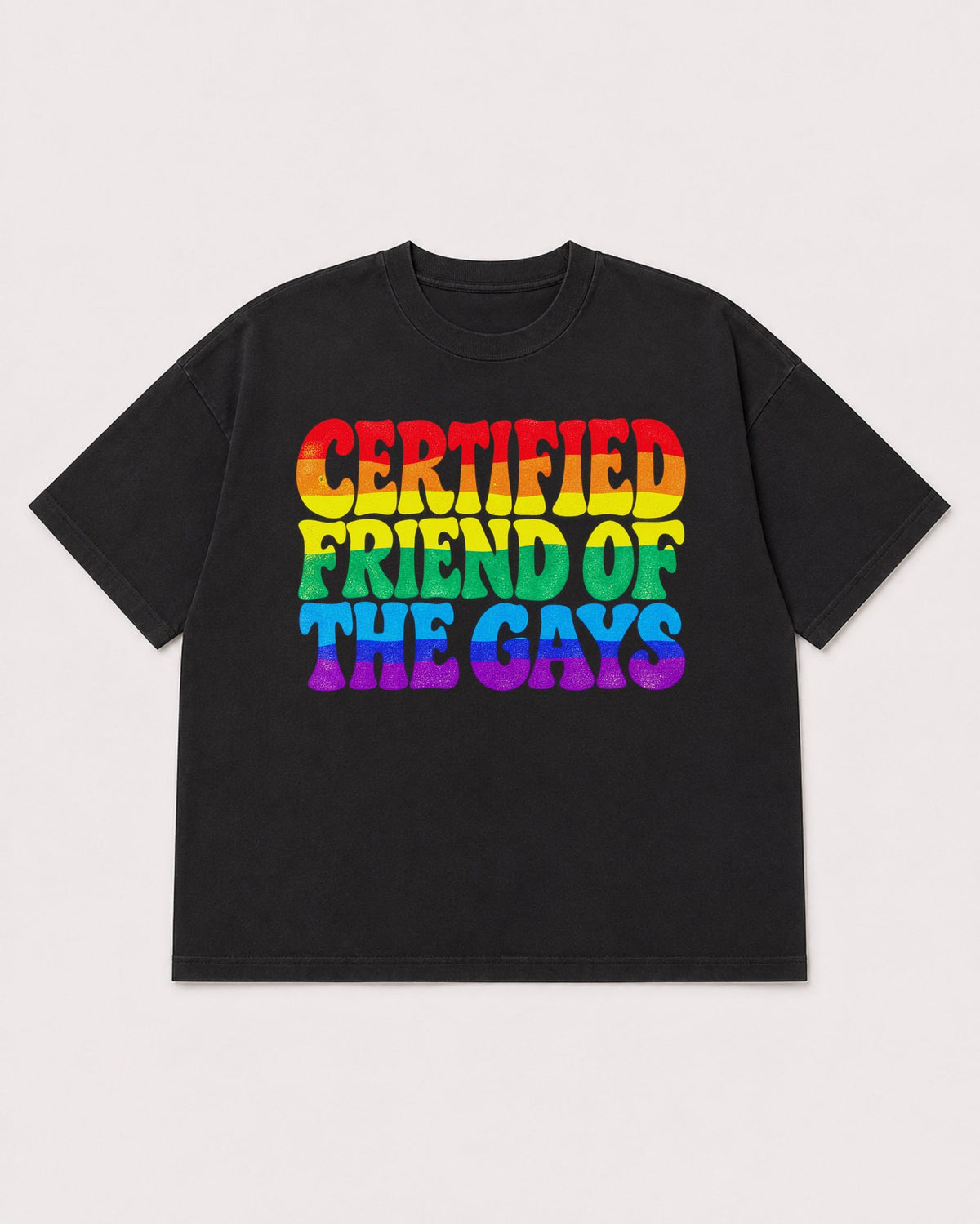 Mockup Boxy Heavyweight Tee Black product