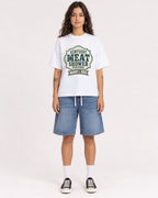 Mockup Boxy Heavyweight Tee White female full-body 06