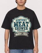 Mockup Boxy Heavyweight Tee Black male close-up 06
