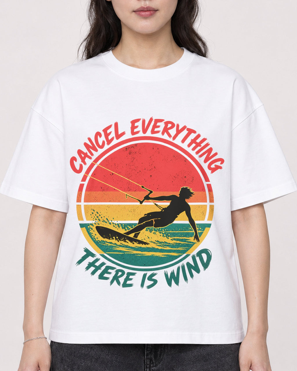 Mockup Boxy Heavyweight Tee White female close-up 03